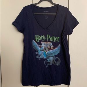 Harry Potter PoA Navy Slimfit Tee - Plus Size